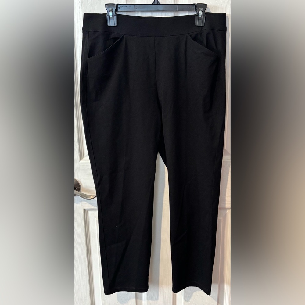 Chico’s Travelers Pants Black Size 12